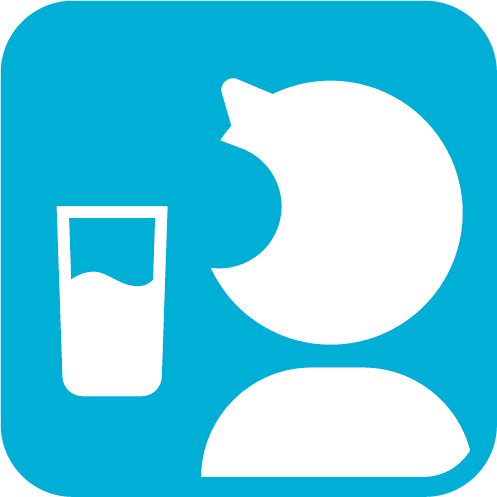 スタッフはこまめにうがいをします。